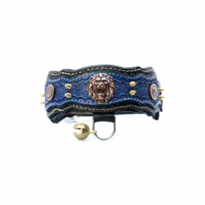 Pawgarden Lederen Halsbanden - Asymmetrical Blue Dream