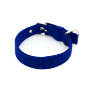 Nylon halsband - Blauw (Small)