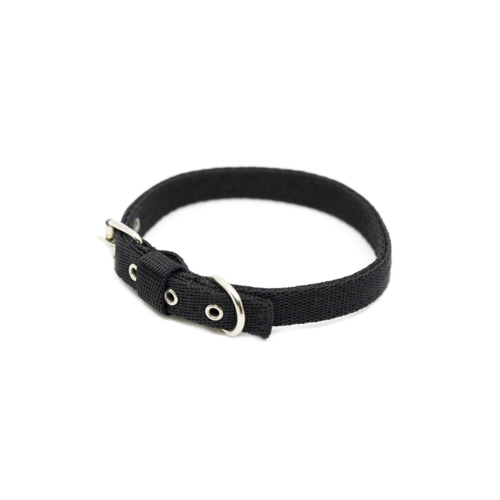 Nylon Puppy Halsband - Zwart