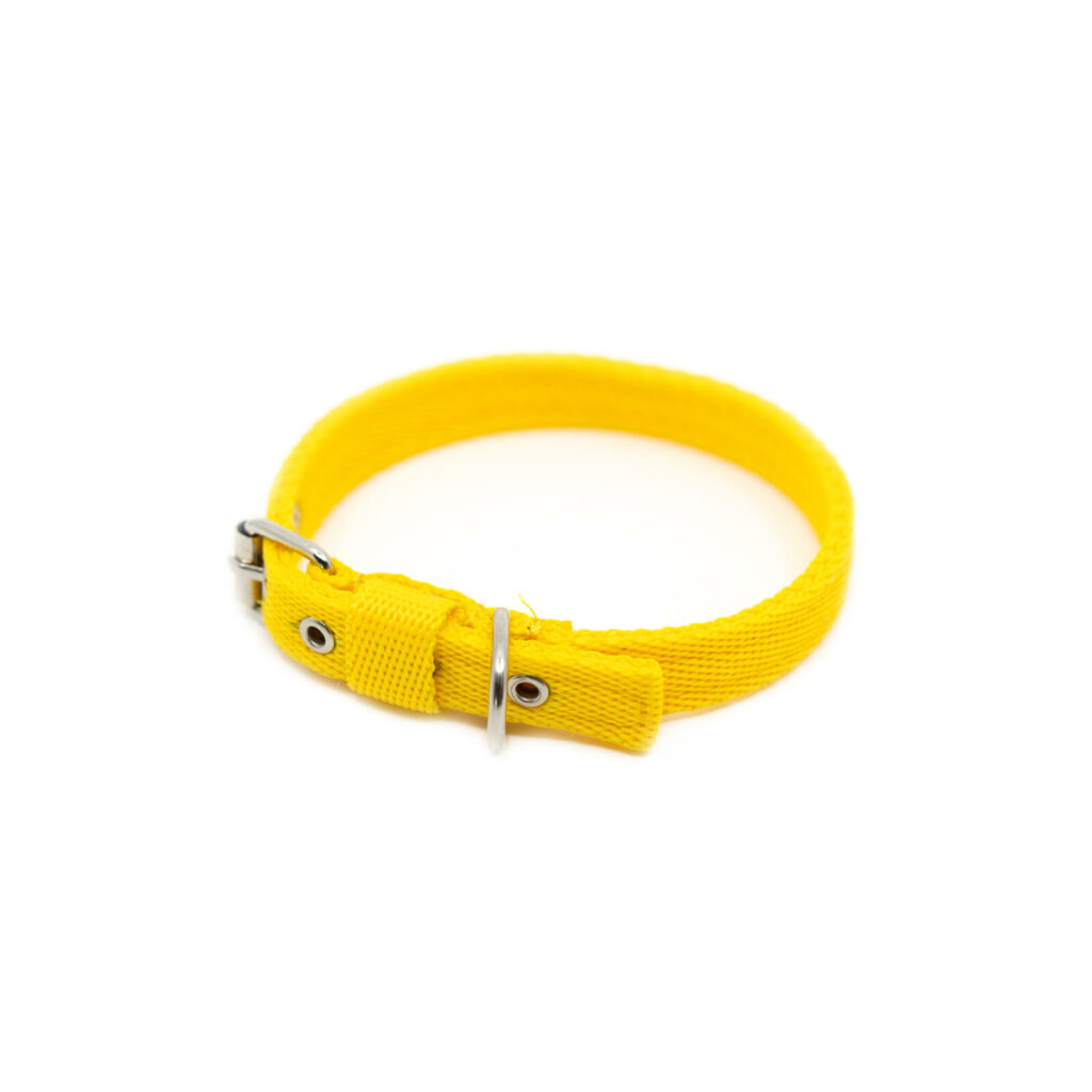 Nylon Puppy Halsband - Geel